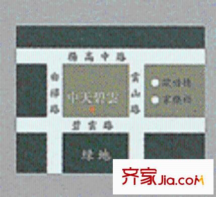 中天碧云苑交通圖