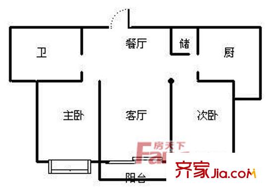 中天碧云苑戶(hù)型圖上海 中天碧云 戶(hù)型圖 2室2廳1衛(wèi)1廚
