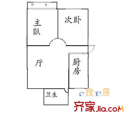 上海 杨泰三村 户型图