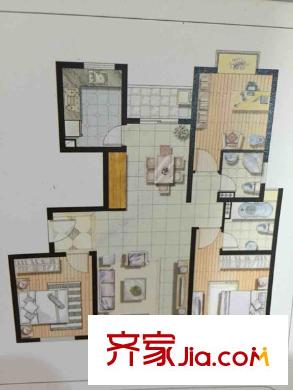 阳光翠庭 3室 户型图