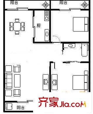 上海 鴻基公寓 戶型圖