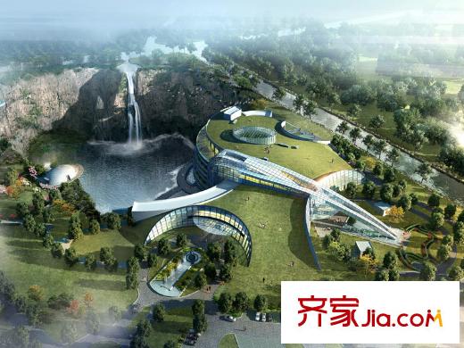 纳米魔幻城配套图深坑酒店效果图