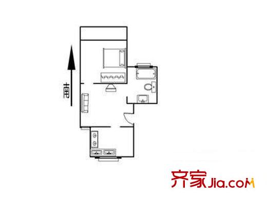 馨樂(lè)園戶型圖戶型圖 1室1廳1衛(wèi)1廚
