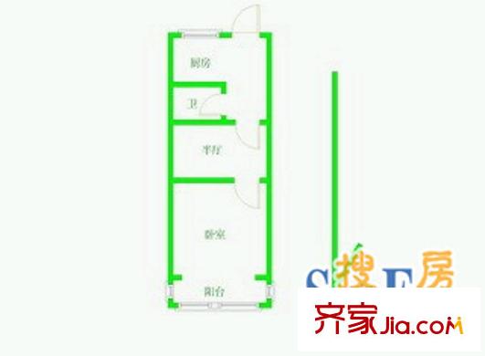 上海 绿园小区 户型图