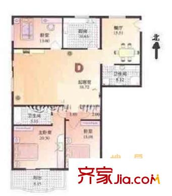 上海 華盛名門 戶型圖