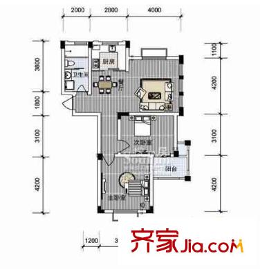 上海 華盛名門 戶型圖