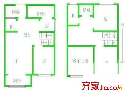 華盛名門(mén) 4室 戶(hù)型圖