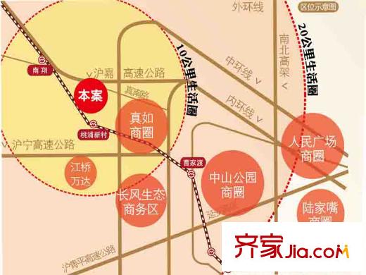 逸庭交通图区位图