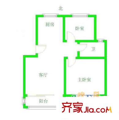 政立路580弄小区户型图上海 政立路580弄 户型图 2室2厅1卫1厨