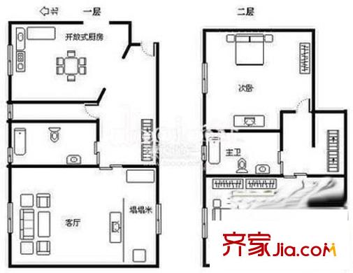 金橋好人家 4室 戶型圖