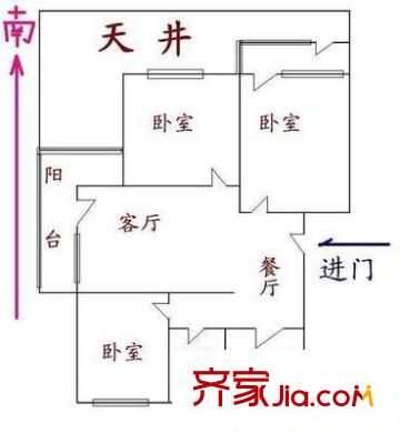 金橋好人家 3室 戶型圖