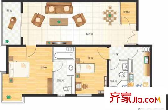 上海 新德公寓 戶型圖