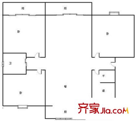 上海 錦繡苑 戶型圖