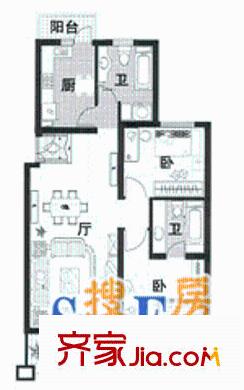 上海 虹桥新城 户型图