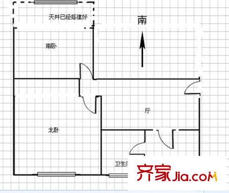 南橋小區(qū) 0室 戶型圖
