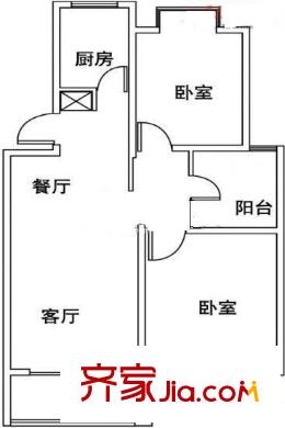 金桂新村 3室 户型图
