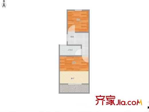 安龙小区 1室 户型图