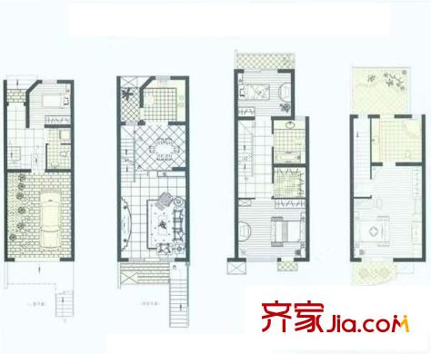 大华公园世家康华苑二期 5室 户型图