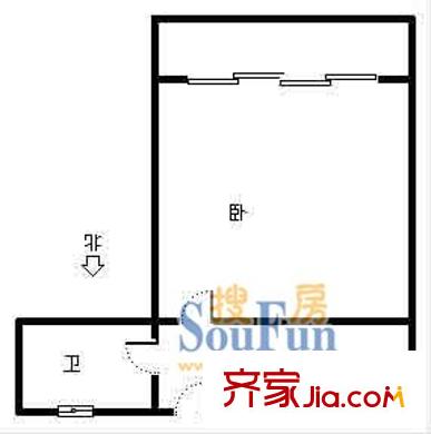 上海 東園四村 戶型圖