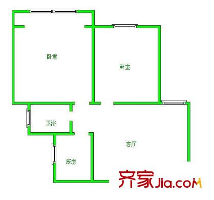 上海 虹园六村 户型图