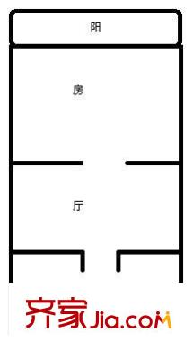 洛川东路400弄小区户型图户型图 1室1厅1卫1厨
