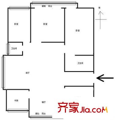 上海 金唐公寓 戶型圖