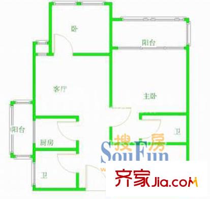 上海 新城海上名園 戶型圖