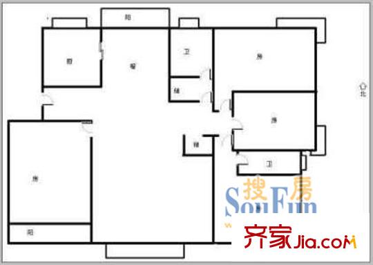 上海 新城海上名園 戶型圖