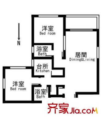 上海 春天花园 户型图