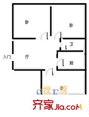 上海 華港花園 戶型圖