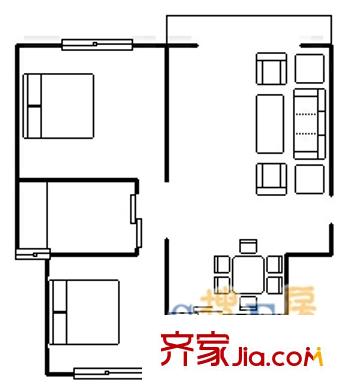 上海 凯达苑 户型图