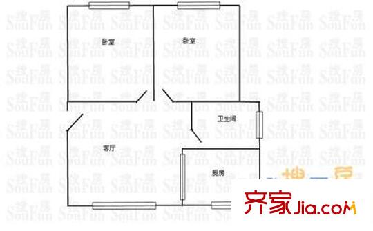 上海 凯达苑 户型图