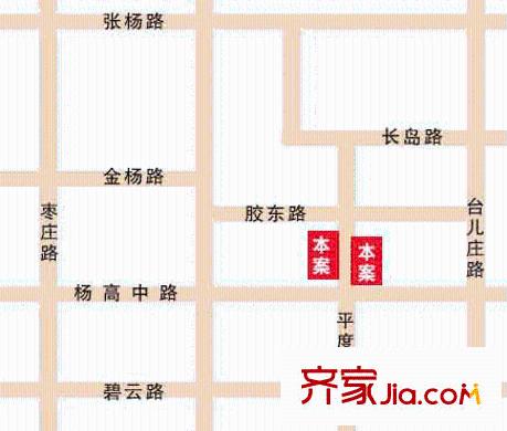 金橋一景二期交通圖