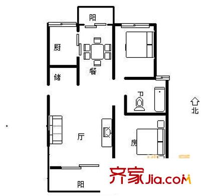 上海 金橋一景二期 戶型圖