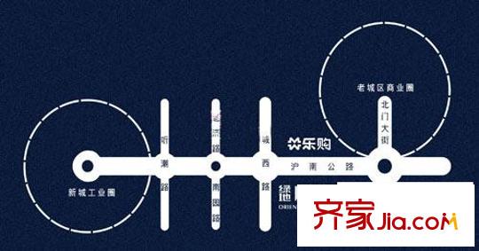 綠地峰匯交通圖
