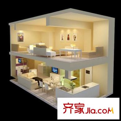 綠地峰匯戶型圖B1戶型 2室2廳2衛(wèi)