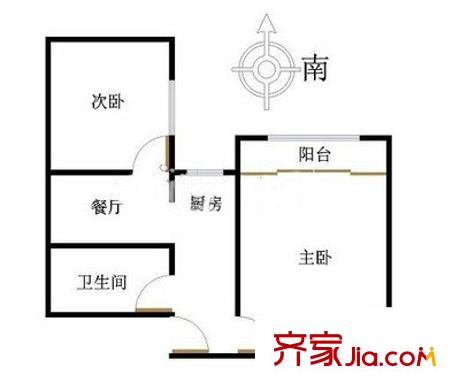上海双花公寓户型图