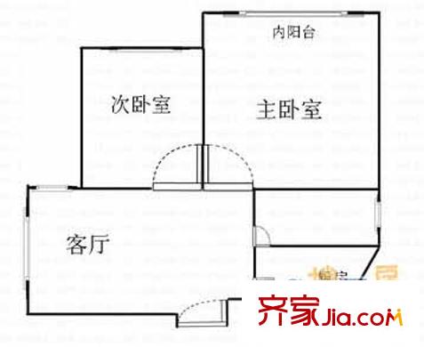 曹杨汽车公寓 户型图