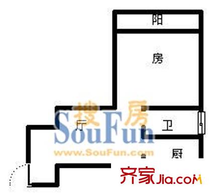 大宁路660弄小区户型图大宁路660弄1室1厅1卫1厨 1室1厅1卫1厨