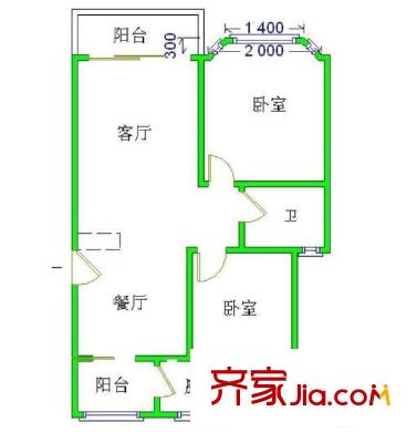 浦江风景苑 0室 户型图