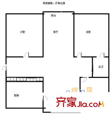 上海 建德花园丁香苑 户型图