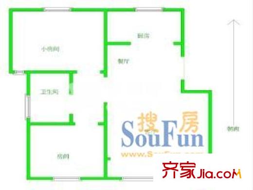 上海 建德花园丁香苑 户型图
