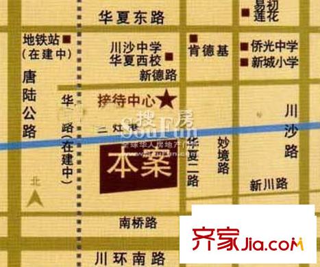 御景豪園交通圖