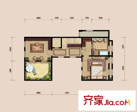 東方鴻平方米別墅9#聯(lián)排 三層 5室3廳6衛(wèi)1廚