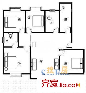 上海 鉴赏新华 户型图