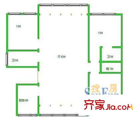 上海 金宇名邸 户型图