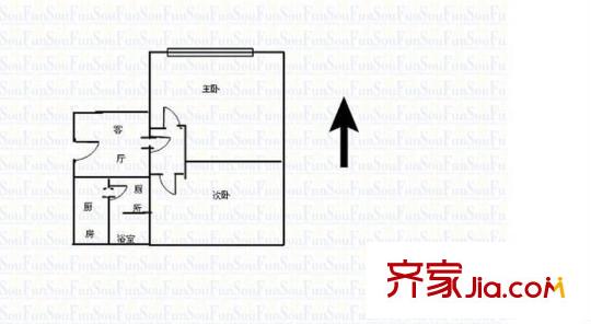 上浦小區(qū) 0室 戶型圖