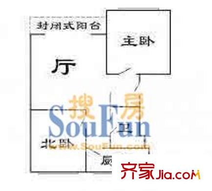 上海 新柳公寓 户型图