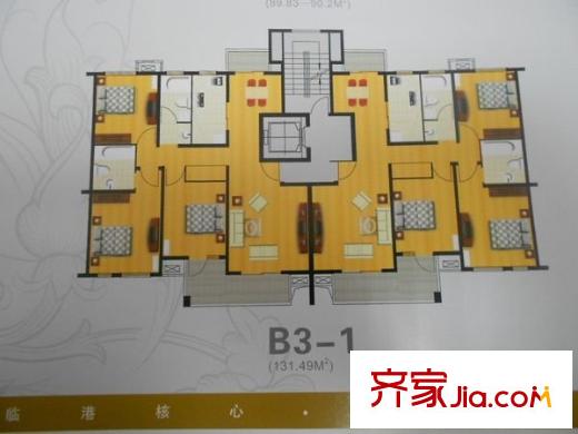 宜浩佳園戶型圖戶型圖 3室2廳2衛(wèi)1廚