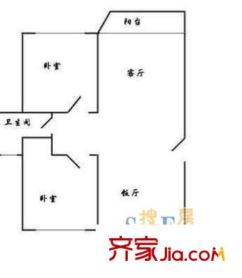 上海 新柳公寓 户型图